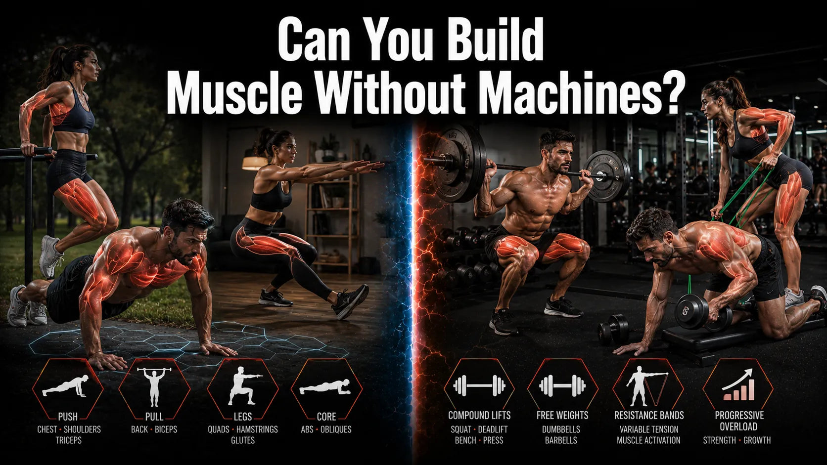 Can You Build Muscle Without Machines?