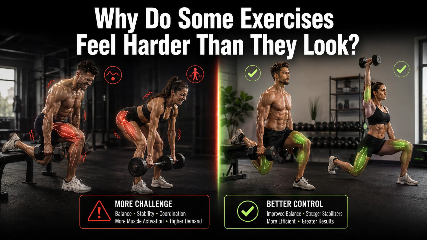 Why Do Some Exercises Feel Harder Than They Look?