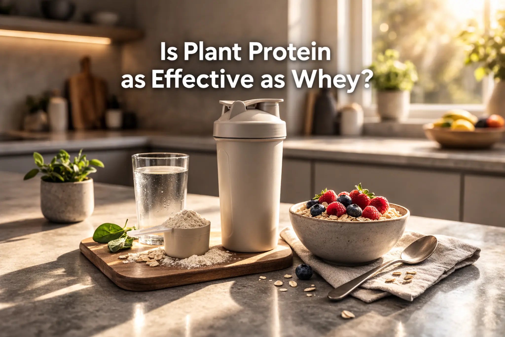 Is Plant Protein as Effective as Whey?