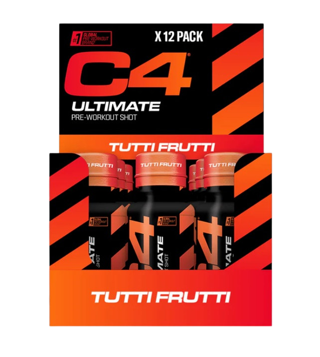 Cellucor C4 Ultimate Pre Workout Shots - 12 Bottles