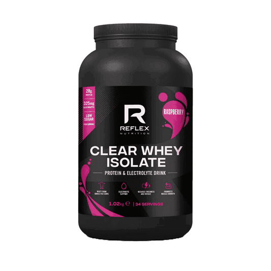 Reflex Nutrition Clear Whey Isolate 1.02kg Raspberry - Uncle Gym