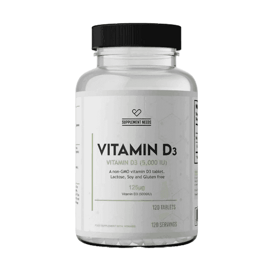 Supplement Needs Vitamin D3 -120 Tabs - Uncle Gym