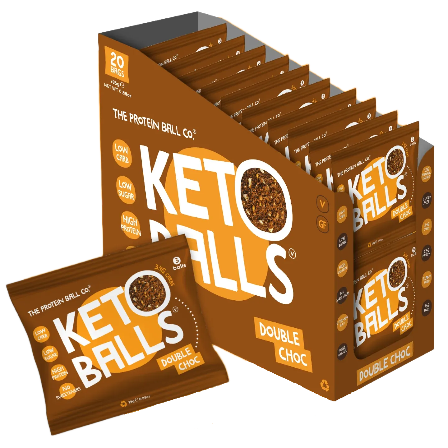 The Protein Ball Co Keto Balls - 20 x 25g