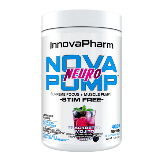 InnovaPharm NovaPump Neuro – Stim-Free Nootropic Pre-Workout (386g)