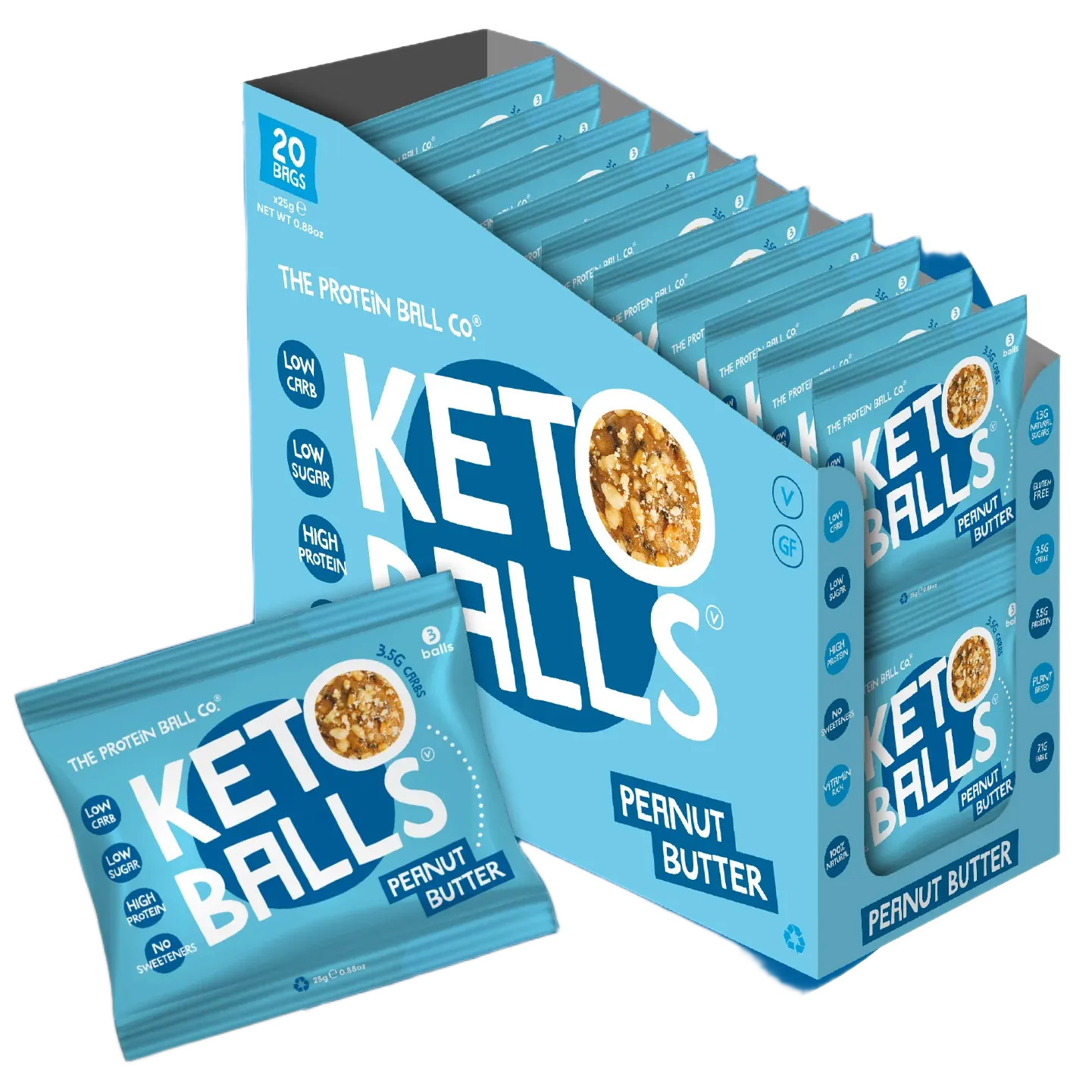 The Protein Ball Co Keto Balls - 20 x 25g
