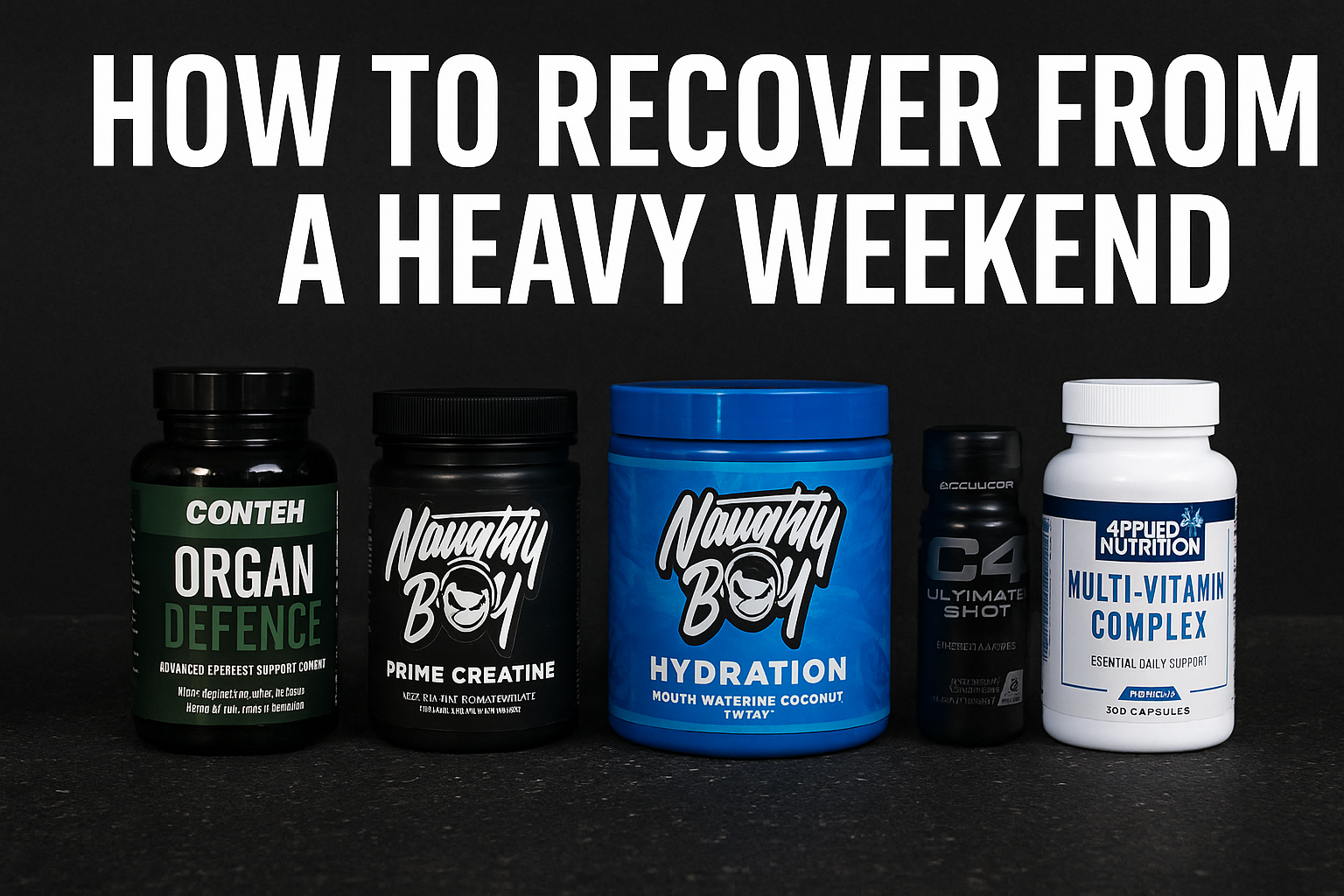 How to Recover From a Heavy Weekend
