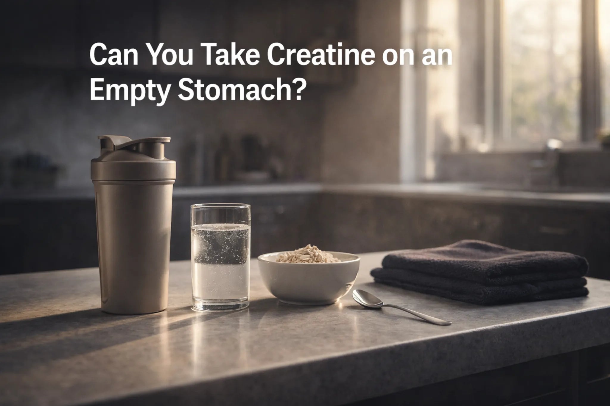 Can You Take Creatine on an Empty Stomach?