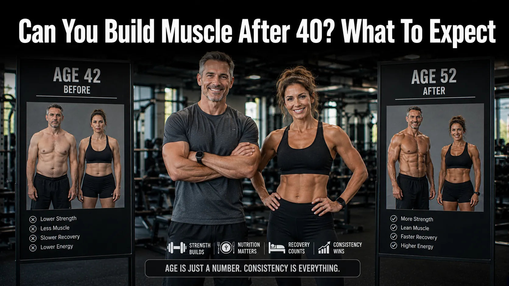 Can You Build Muscle After 40? What To Expect