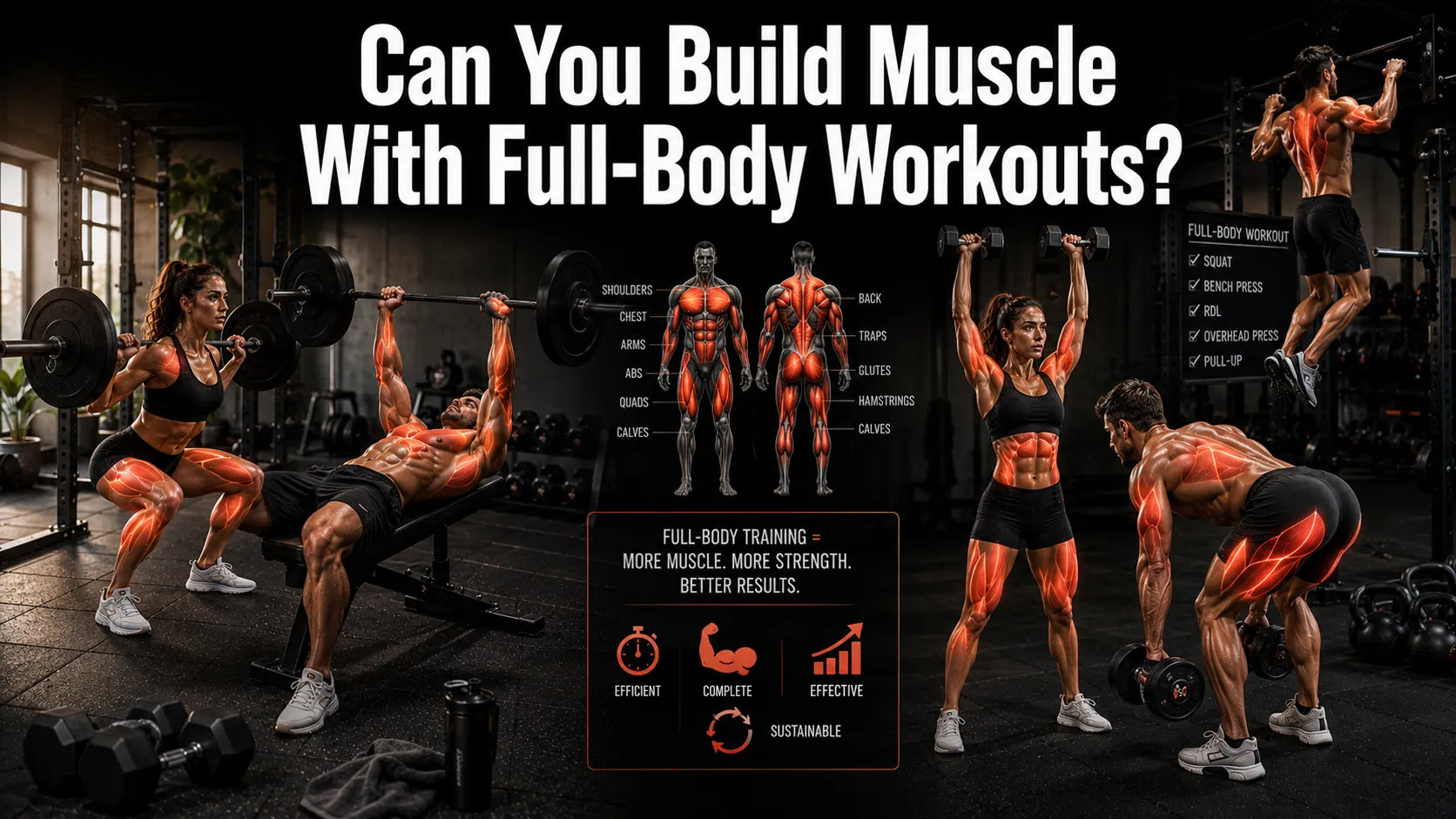 Can You Build Muscle With Full-Body Workouts?