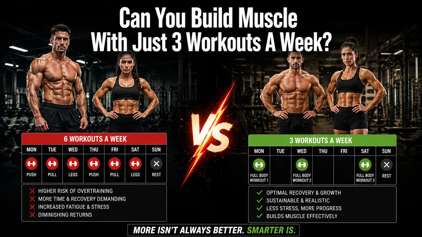 Can You Build Muscle With Just 3 Workouts a Week? The Truth