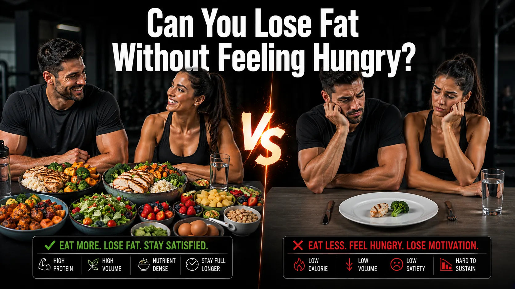 Can You Lose Fat Without Feeling Hungry? The Truth