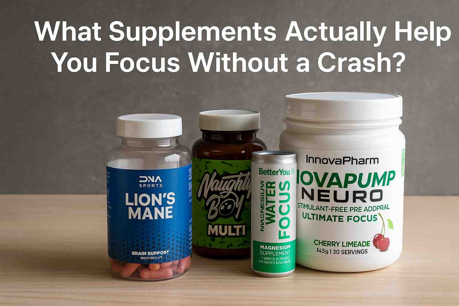 What Supplements Actually Help You Focus Without a Crash?