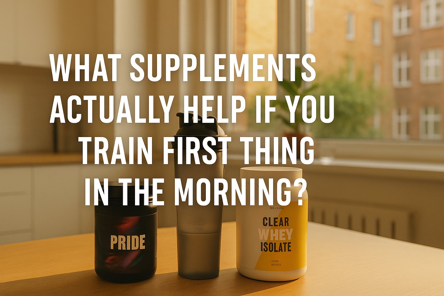 What Supplements Actually Help if You Train First Thing in the Morning?