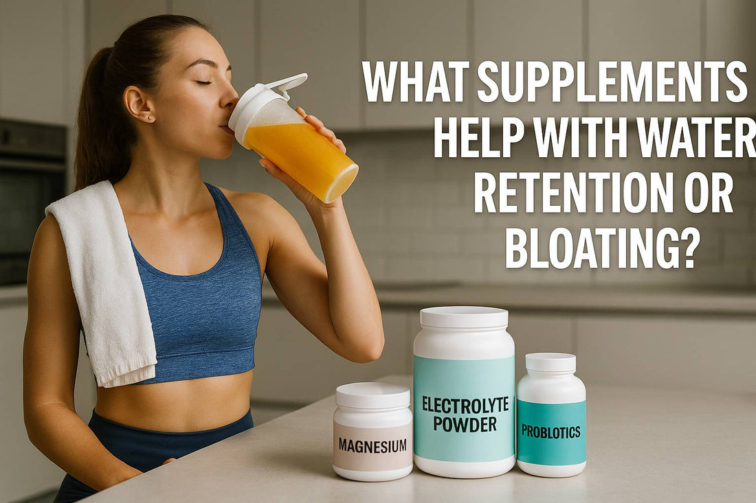 WHAT SUPPLEMENTS HELP WITH WATER RETENTION OR BLOATING?