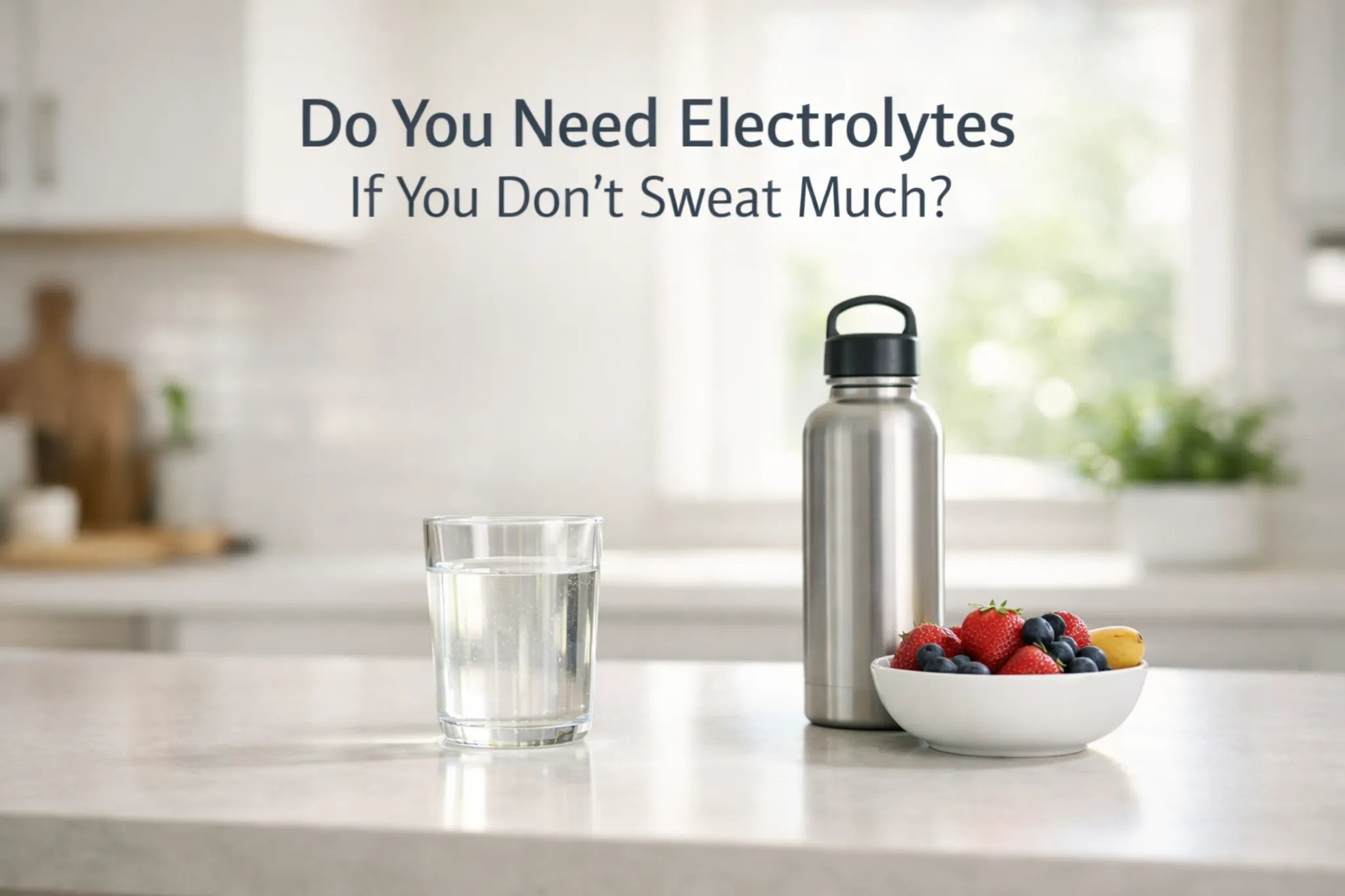 Do You Need Electrolytes If You Don’t Sweat Much?