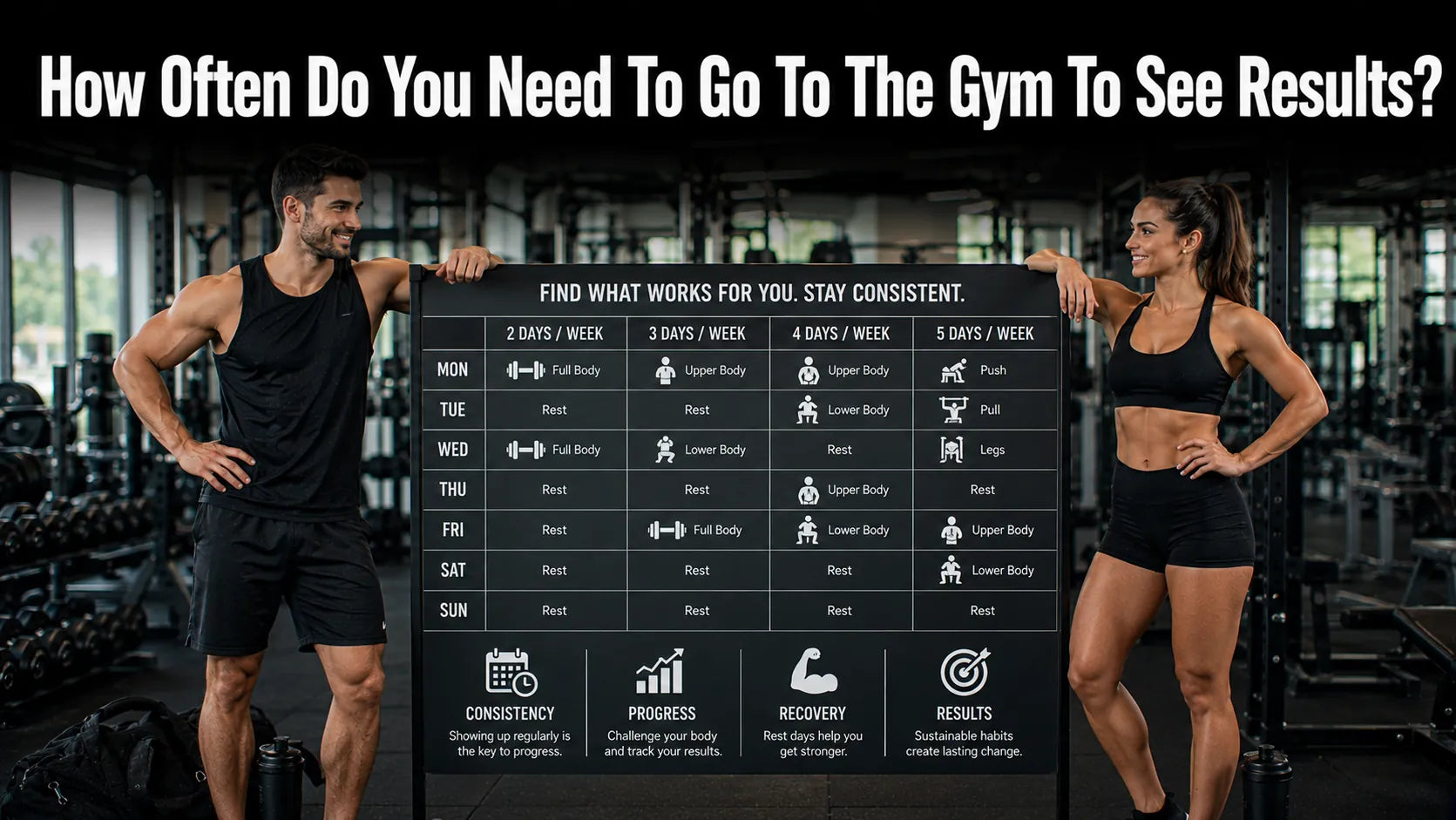 How Often Do You Need to Go to the Gym to See Results?