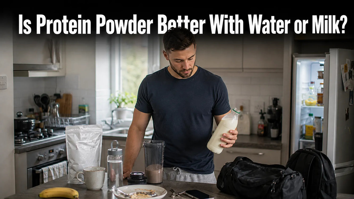 Is Protein Powder Better With Water or Milk?