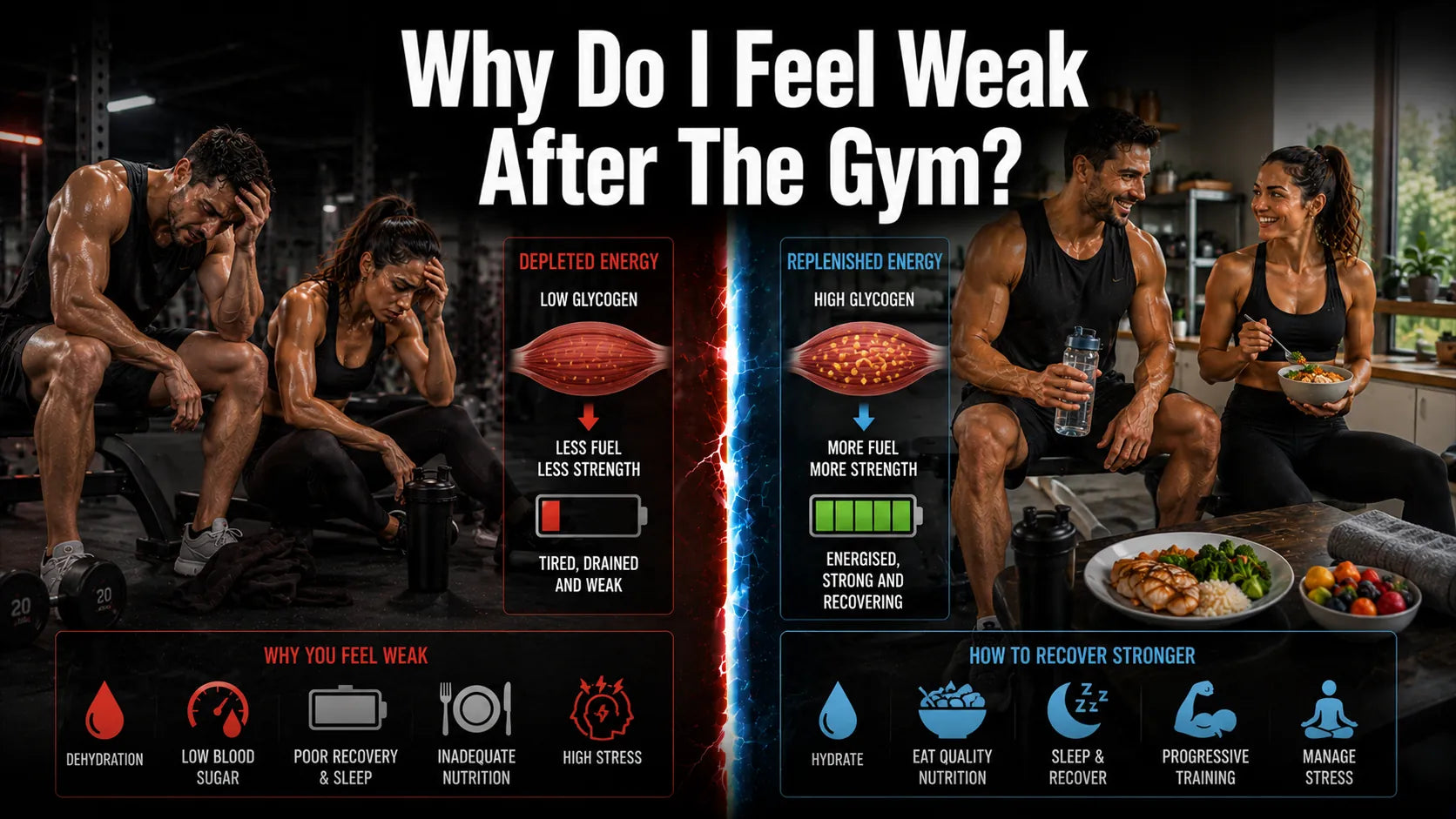 Why Do I Feel Weak After the Gym?