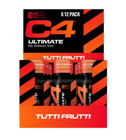 Cellucor C4 Ultimate Pre Workout Shots - 12 Bottles