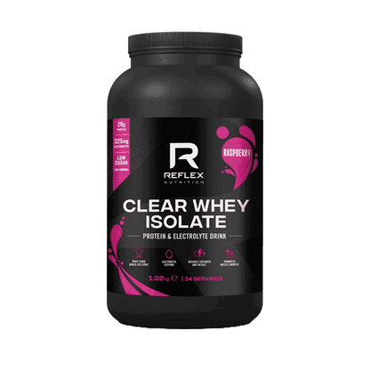 Reflex Nutrition Clear Whey Isolate 1.02kg Raspberry - Uncle Gym