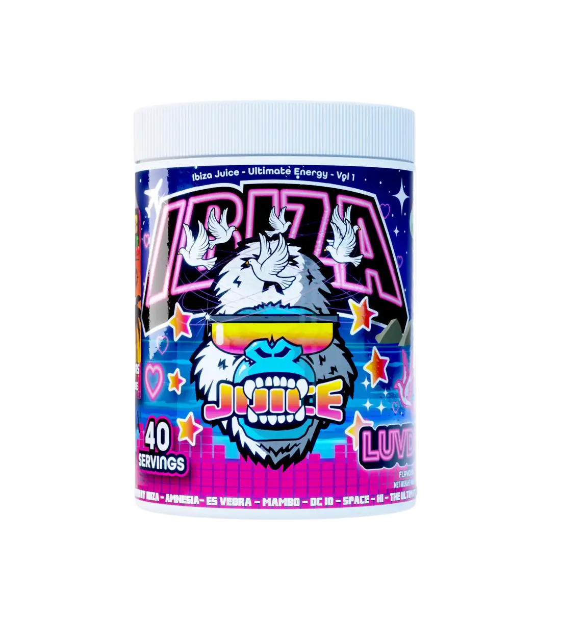 Gorillalpha Ibiza Juice Ultimate Energy Vol 1 - 480g