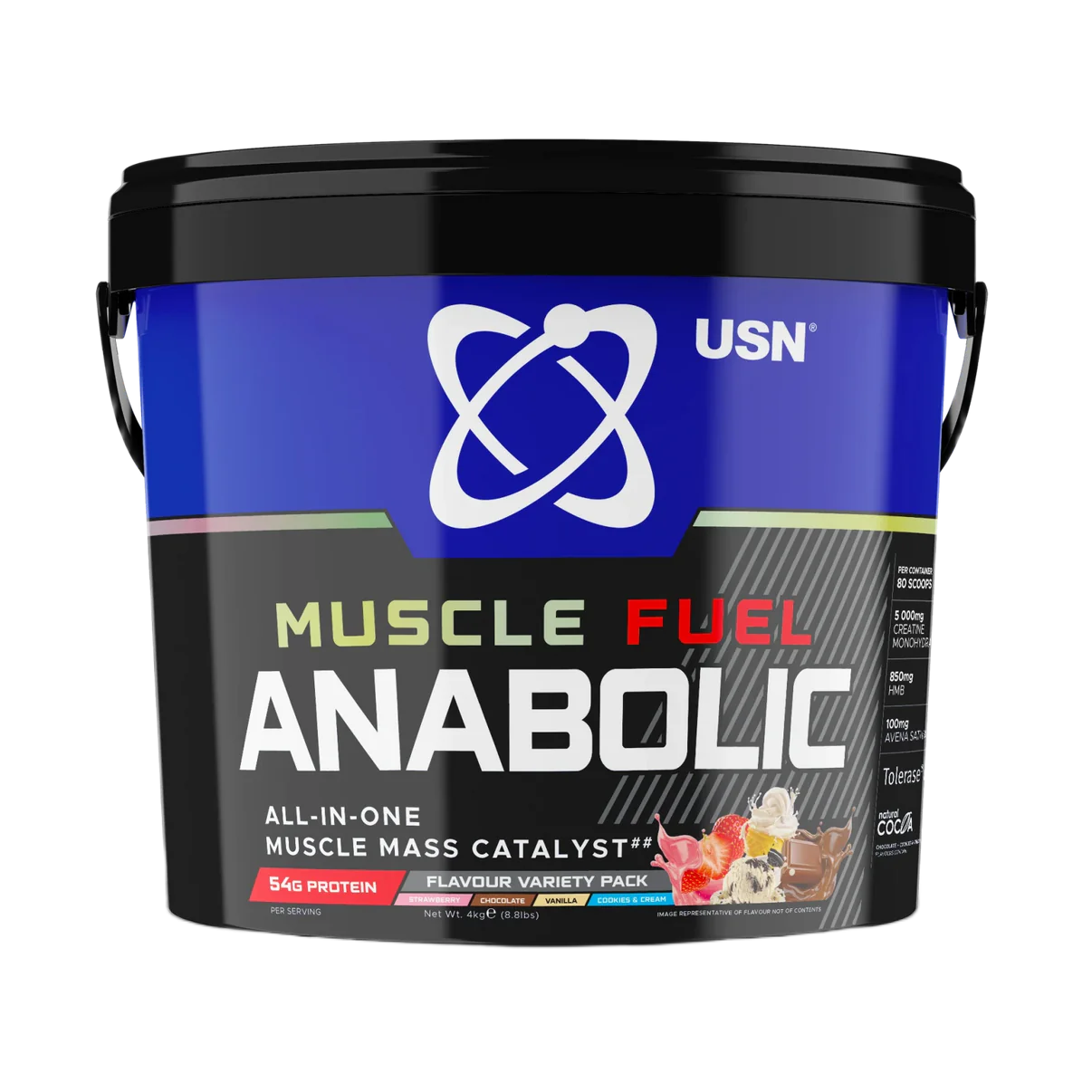 USN Muscle Fuel Anabolic 4kg Variety Pack