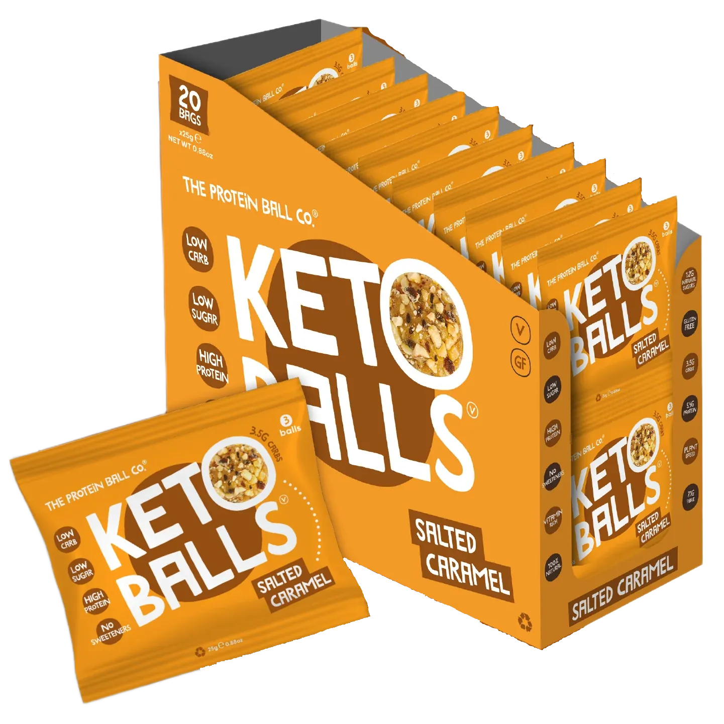 The Protein Ball Co Keto Balls - 20 x 25g
